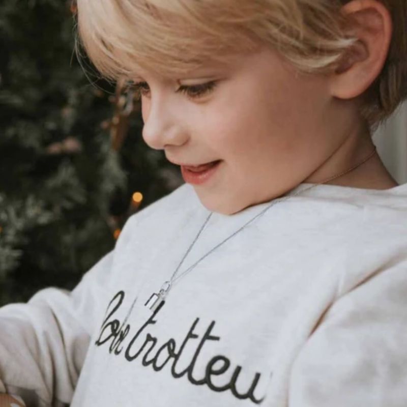 Pendentif Mon Petit Secret étoilé personnalisable (argent rhodié) Mon Petit Poids Ambiance 2