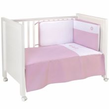 Set couvre-lit et tour de lit Pic rosa (70 x 140 cm)  par Cambrass