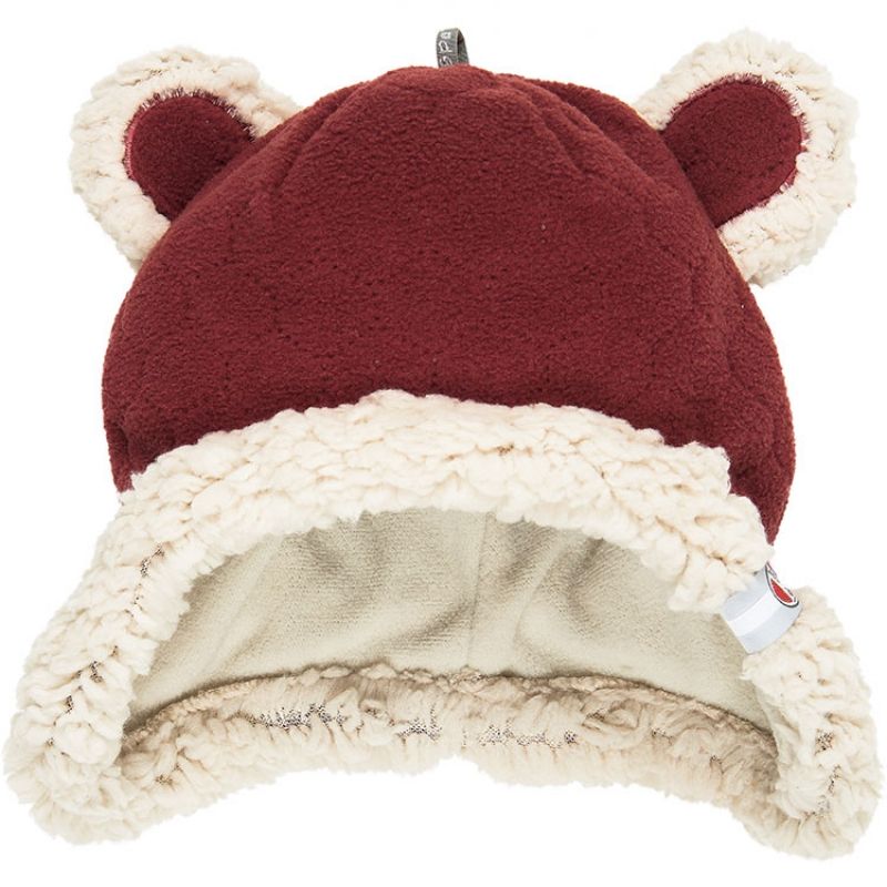 Bonnet ours rouge bordeaux Botanimal (6-12 mois) Lodger