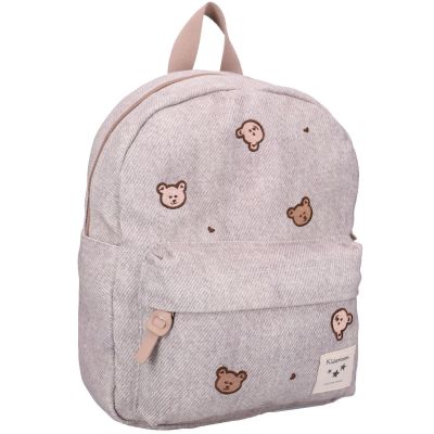 Sac à dos enfant Blossom et Bows Oursons gris denim (31x26 cm)