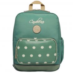 Sac à dos maternelle Green Marguerite (33 cm) - Caméléon