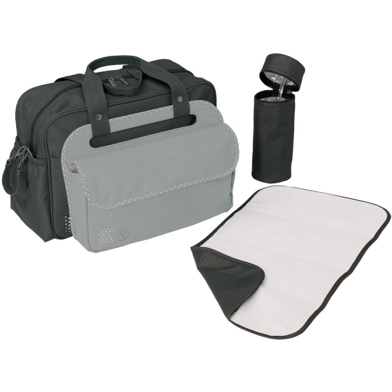 Sac à langer 3 en 1 gris - gris clair Candide