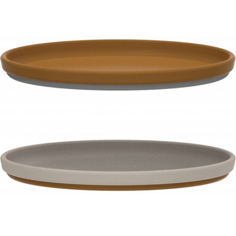 Lot de 2 assiettes Gabriel Golden caramel mix Liewood