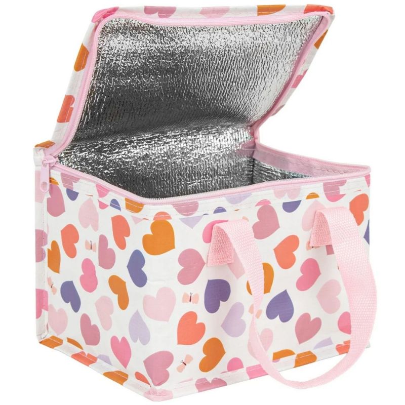 Sac isotherme Cœurs A Little Lovely Company Produit ouvert 3