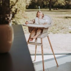 Chaise haute évolutive Ultimo 3 Luxe Argile-Naturel