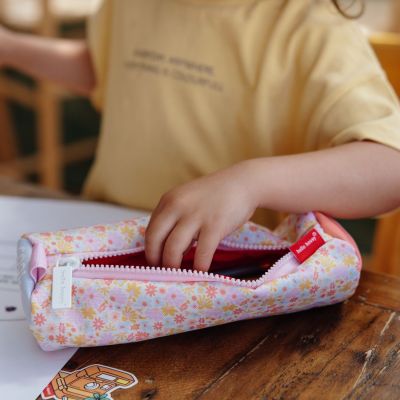 Trousse simple compartiment Retro Flowers