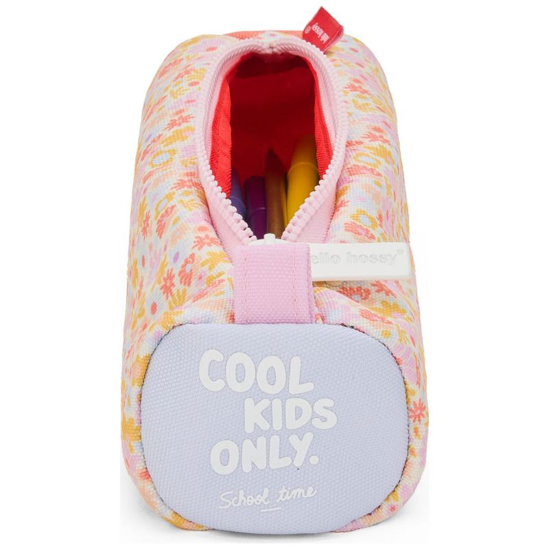 Trousse scolaire ronde Retro Flowers Hello Hossy Produit 4