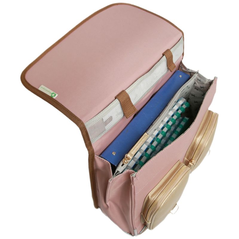 Cartable à roulettes Cozy Heart (38 cm) Caméléon Produit ouvert 6