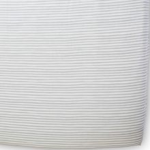 Drap housse Stripes Away Pebble rayures grises (70 x 140 cm)  par Pehr 