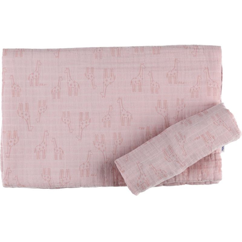 Habillage couffin Mix & Match rose Noukie's