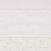 Drap de berceau en coton Slub Ivory (75 x 100 cm)  par Jollein