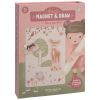 Livre de dessin magnétique Rosa Fairy Garden Little Dutch Packaging 1