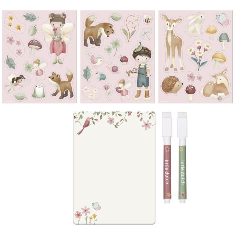Livre de dessin magnétique Rosa Fairy Garden Little Dutch Produit 5