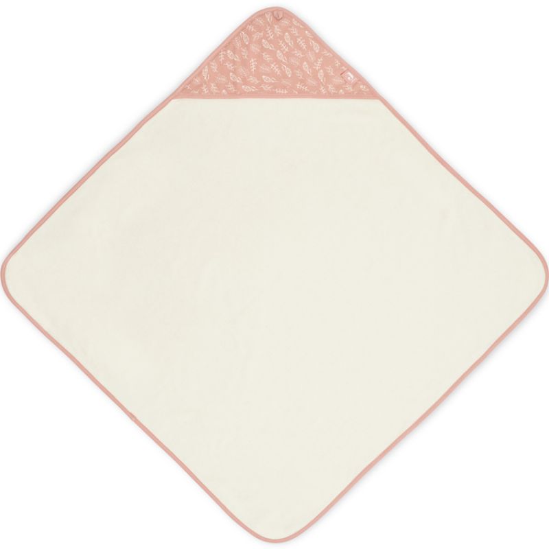 Cape de bain en coton Meadow Rosewood (75 x 75 cm) Jollein