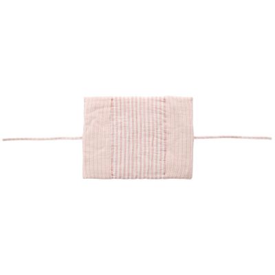 Protège carnet de santé rayé vieux rose Soft Stripes