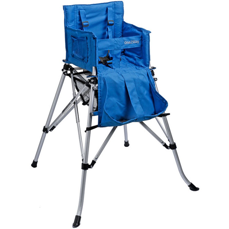 Chaise haute pliante nomade One2Stay bleu FemStar