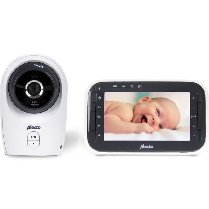 Babyphone avec caméra et écran couleur 4,3 pouces Alecto