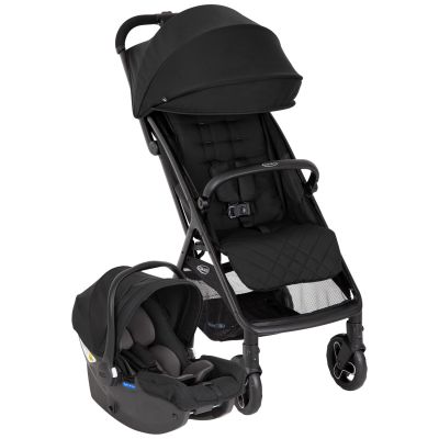 Poussette de voyage légère MYAVO Midnight avec siège-auto SnugEssentials