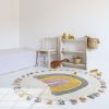 Tapis rond Rainbow Moss (110 cm)  par Nattiot