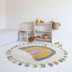 Tapis rond Rainbow Moss (110 cm)