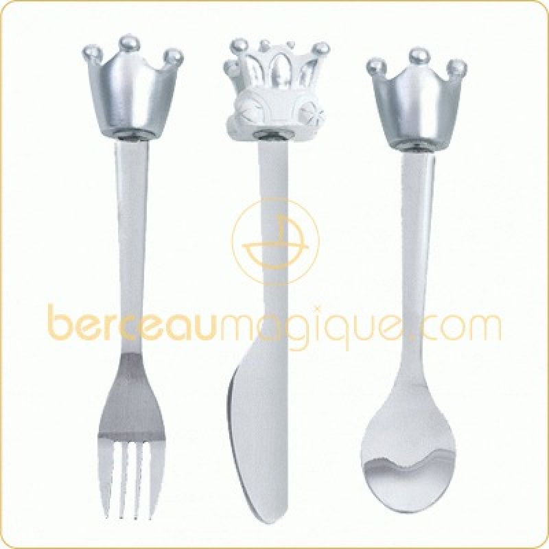 Ensemble de 3 couverts Couronne BAMBAM
