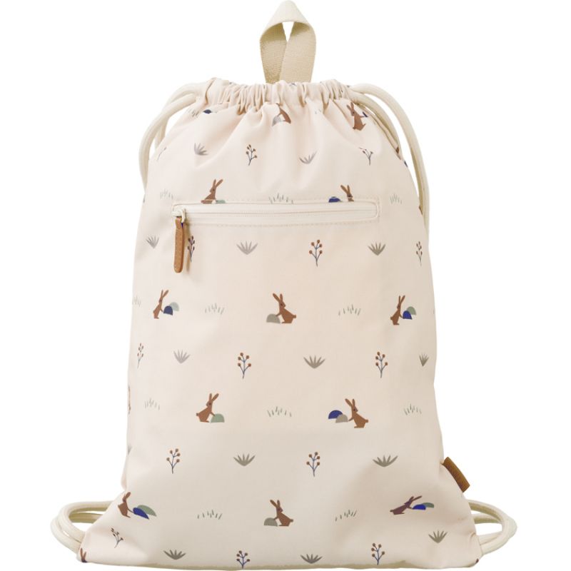 Sac à ficelles Lapin sable Fresk Produit 1 grande taille