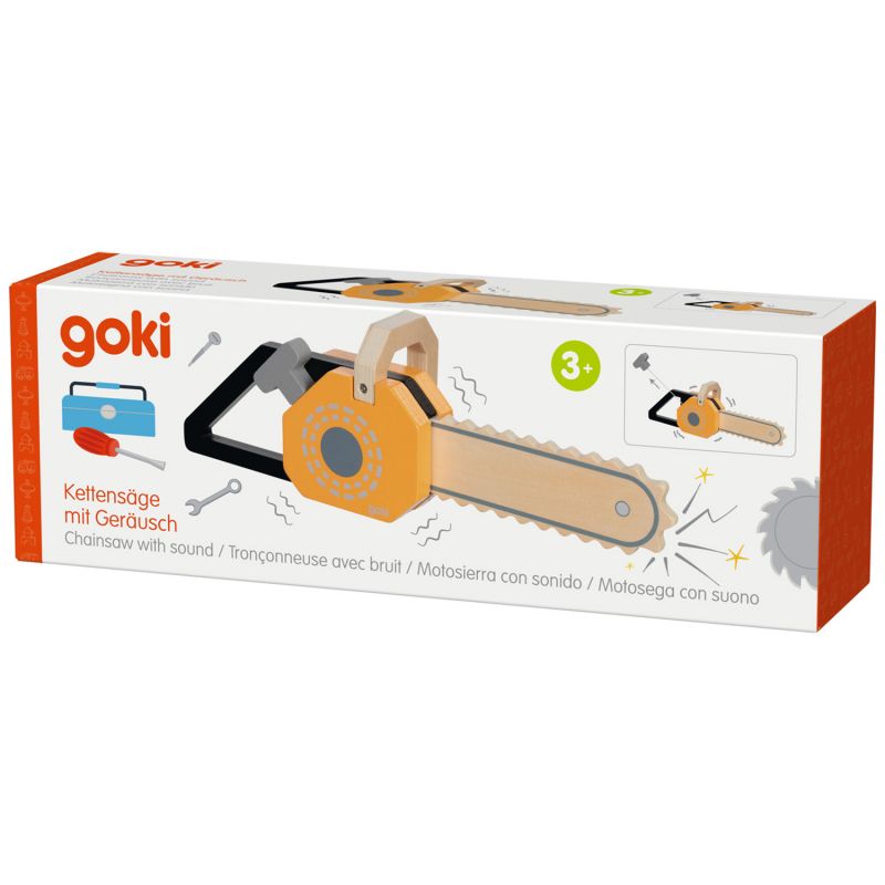 Tronçonneuse circulaire en bois avec fonction sonore Goki Packaging 5
