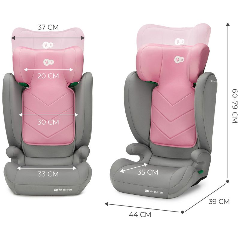 Siège auto évolutif I-Spark i-Size Pink (groupe 2-3) Kinderkraft Produit 9