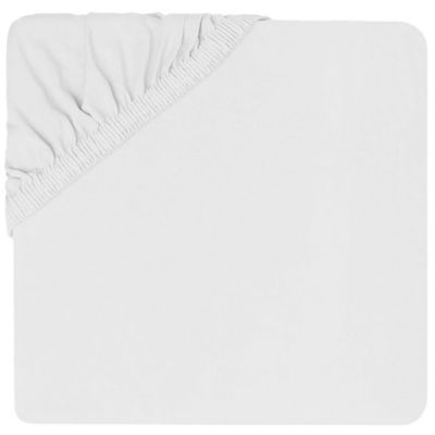 Drap housse en jersey Blanc (50 x 83 cm)