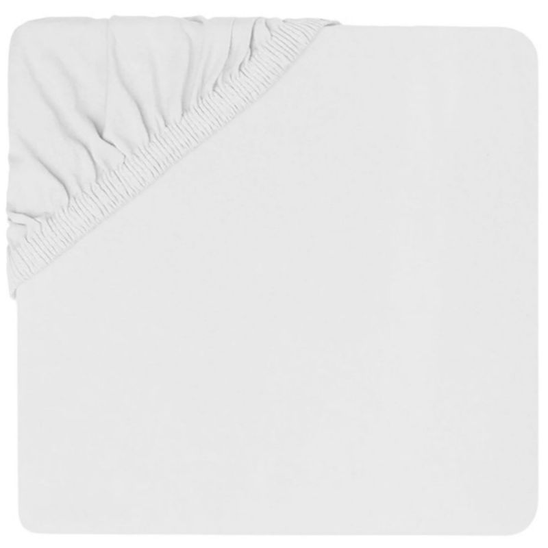 Drap housse en jersey Blanc (50 x 83 cm) Mon P'tit Dodo Produit 2