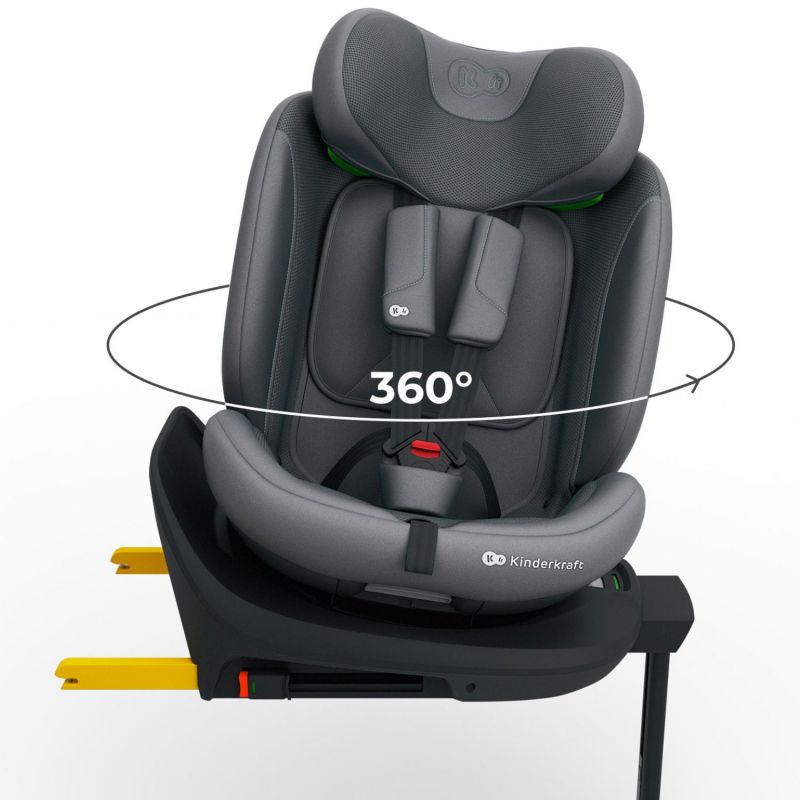 Siège auto I-360 2 Plus i-Size Grey (groupe 1-2-3) Kinderkraft Produit 2