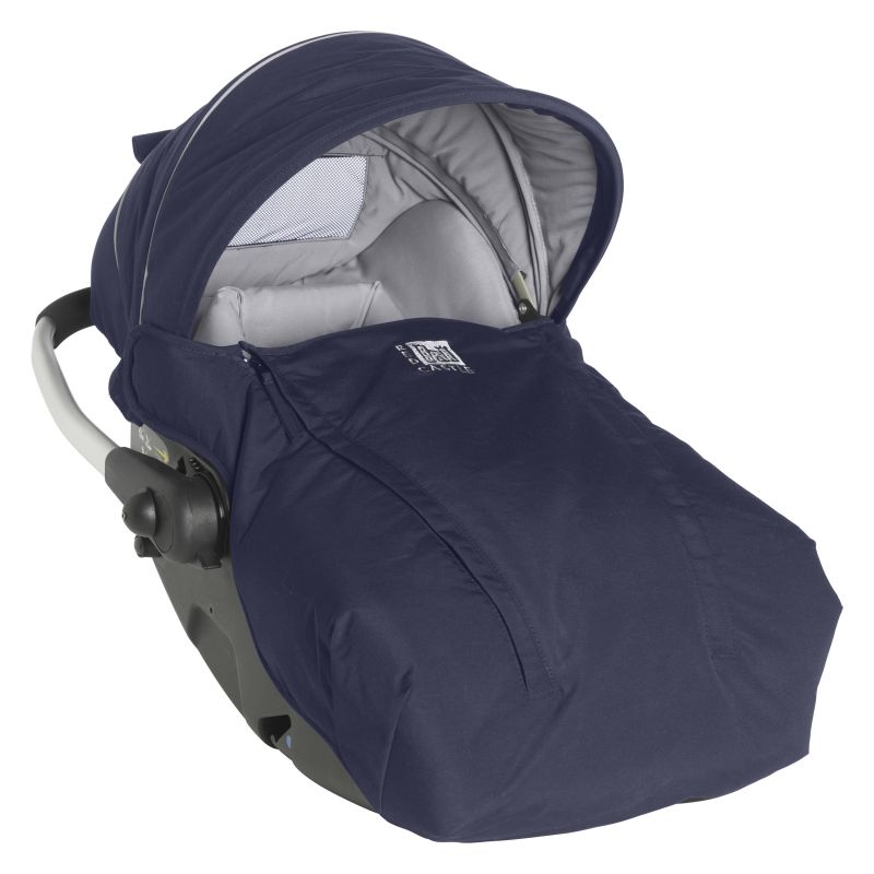 Ensemble Capote + Tablier + Protège-soleil marine - gris perle Red Castle