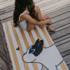 Serviette de plage Minus Bouledogue (70x140 cm) Zakuw Ambiance 2