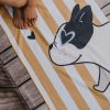 Serviette de plage Minus Bouledogue (70x140 cm) Zakuw Ambiance 5