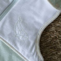 Gigoteuse légère Au Large de Nova vert d'eau et blanc (65cm)