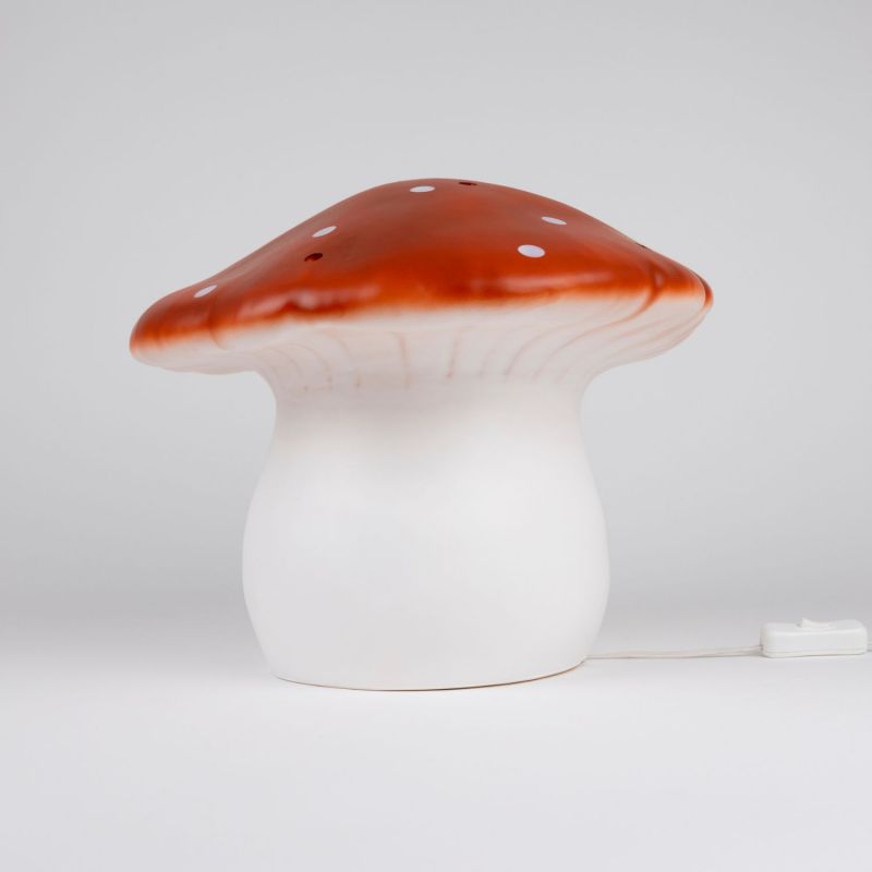 Grande lampe veilleuse champignon Brique Rouge Egmont Toys Ambiance 3