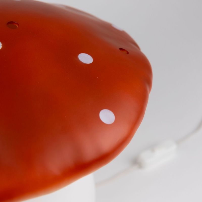 Grande lampe veilleuse champignon Brique Rouge Egmont Toys Ambiance 5