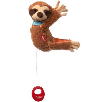 Peluche musicale à suspendre paresseux (22 cm) Sigikid