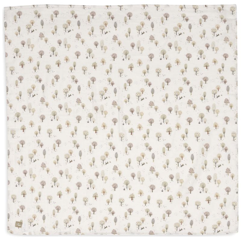 Lot de 2 maxi-langes en coton Tiny Park (115 x 115 cm) Jollein Produit 3