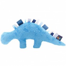 Peluche dinosaure avec étiquettes  bleu azur  par Cuddly ZOO