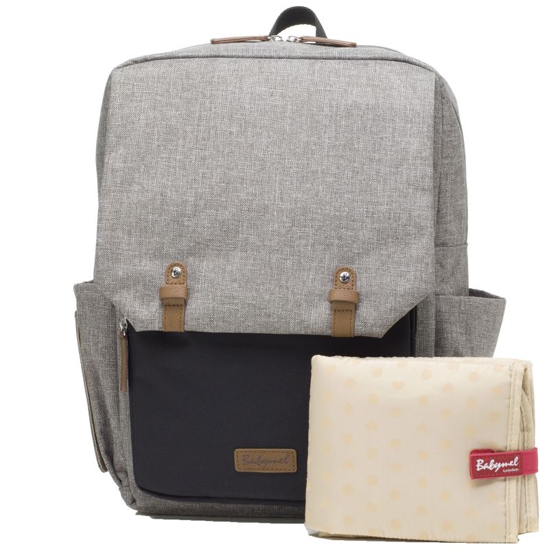 Sac à dos à langer George gris Babymel