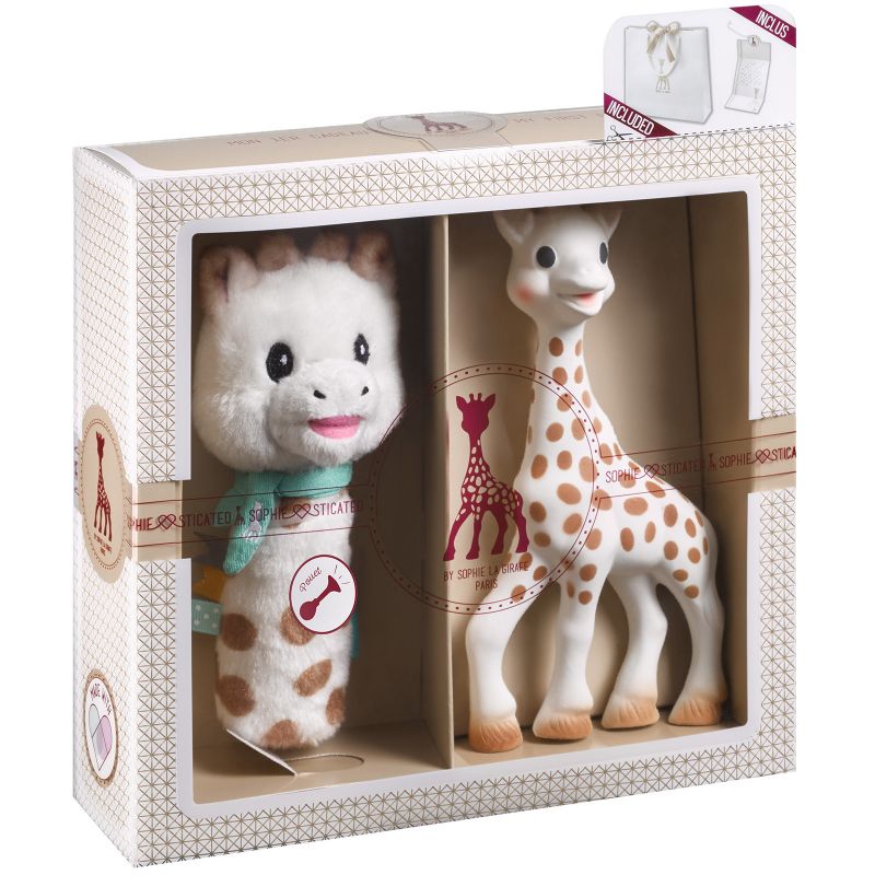 Coffret cadeau naissance Sophiesticated Sophie la girafe Packaging 1 grande taille