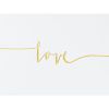 Livre d'or Love blanc et doré  par Party Deco