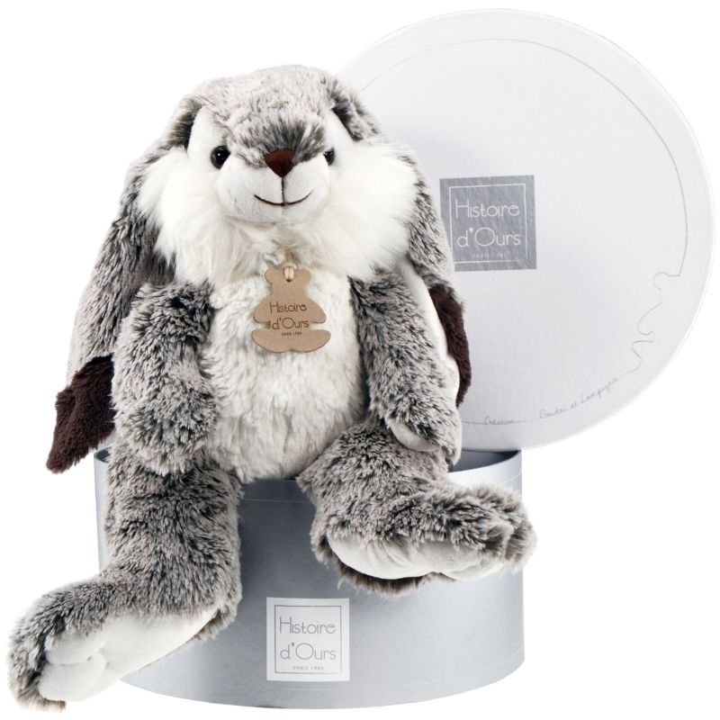 Coffret peluche Lapin Marius Les Z'Animoos (25 cm) Histoire d'Ours