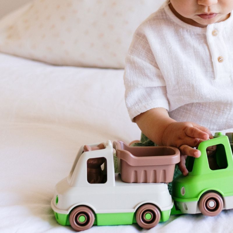 Camion Benne Crème Simple Ambiance 5