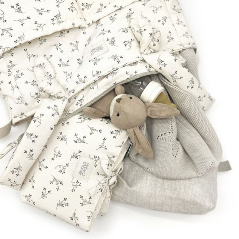 Sac à poussette Sophie Olive Bloom Canvas Babyshower Produit 2