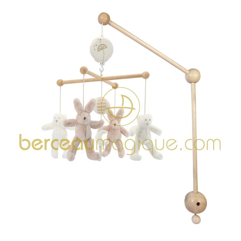 Mobile musical Basile et Lola mixte Moulin Roty