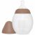 Variation Marron mocha du produit Biberon anti-colique en silicone Mocha Mousse (330 ml)) de la marque Elhée