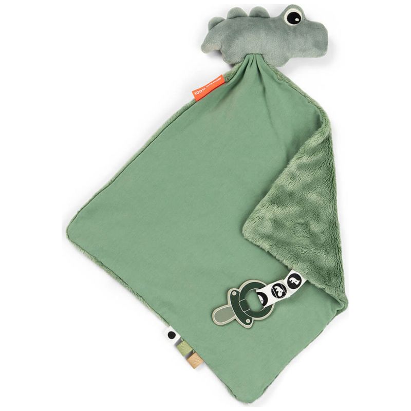 Doudou plat Croco Vert Done by Deer Produit 3