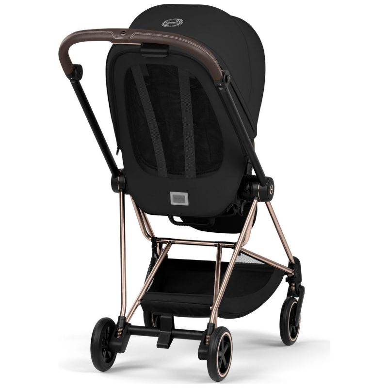 Duo MIOS 2026 Poussette citadine avec nacelle pliable et Châssis Rose Gold Sepia Black Cybex Produit 5